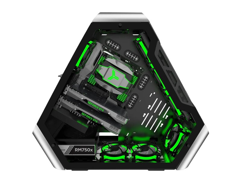 Ảnh minh họa Vỏ case Jonsbo TR03-G Bạc 3
