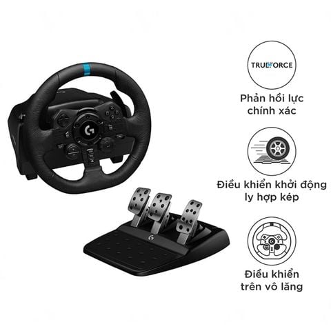 Vô Lăng Đua Xe Logitech G923 Trueforce Đi Kèm Pedal