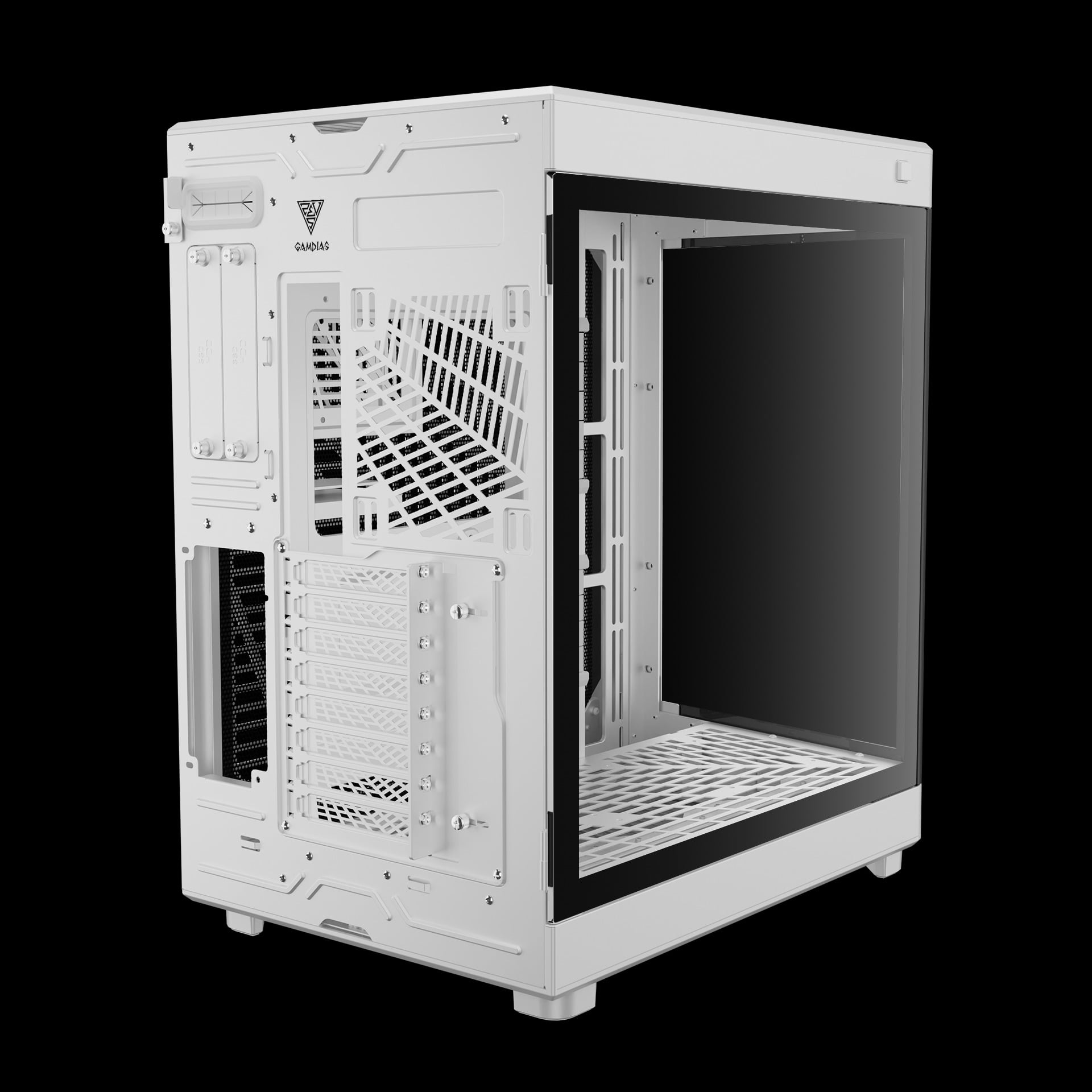 Ảnh minh họa Vỏ máy vi tính NESO P1 White White CANESOP1WWGA Gamdias 3