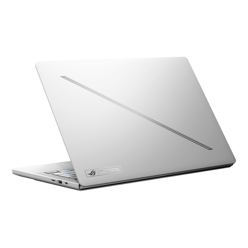 Ảnh minh họa Asus ROG Zephyrus G14 2025 GA403UM | Ryzen 9 270, 16GB, 1TB, RTX 5060 8GB, 14 icnh 3K OLED 120Hz Platinum White 2