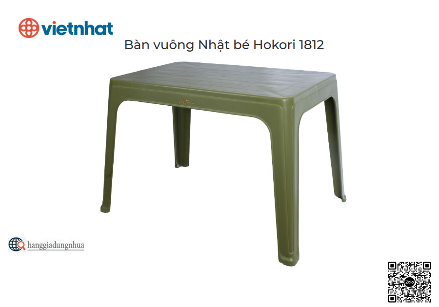 Bàn vuông Nhật bé Hokori 1812