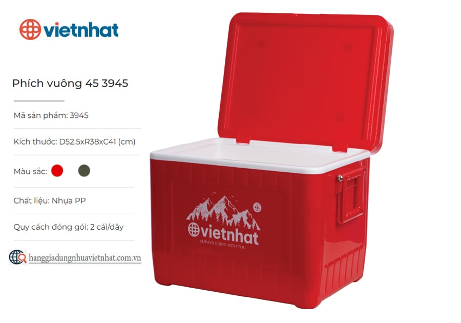 Phích vuông 45L 3945