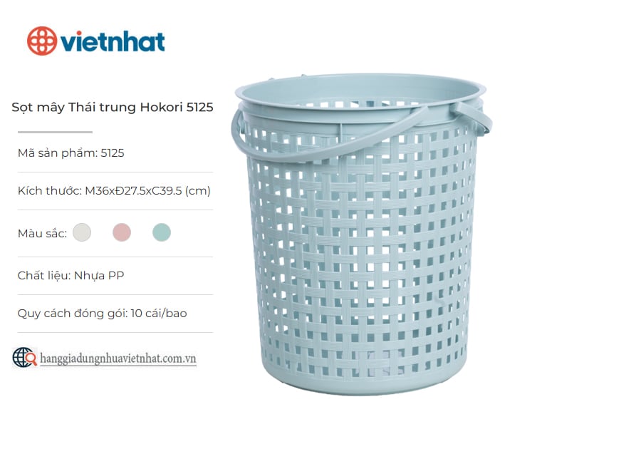 Sọt mây thái trung Hokori 5125