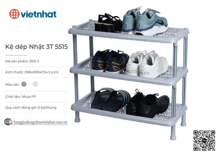 Kệ dép Nhật 3T 5515-3