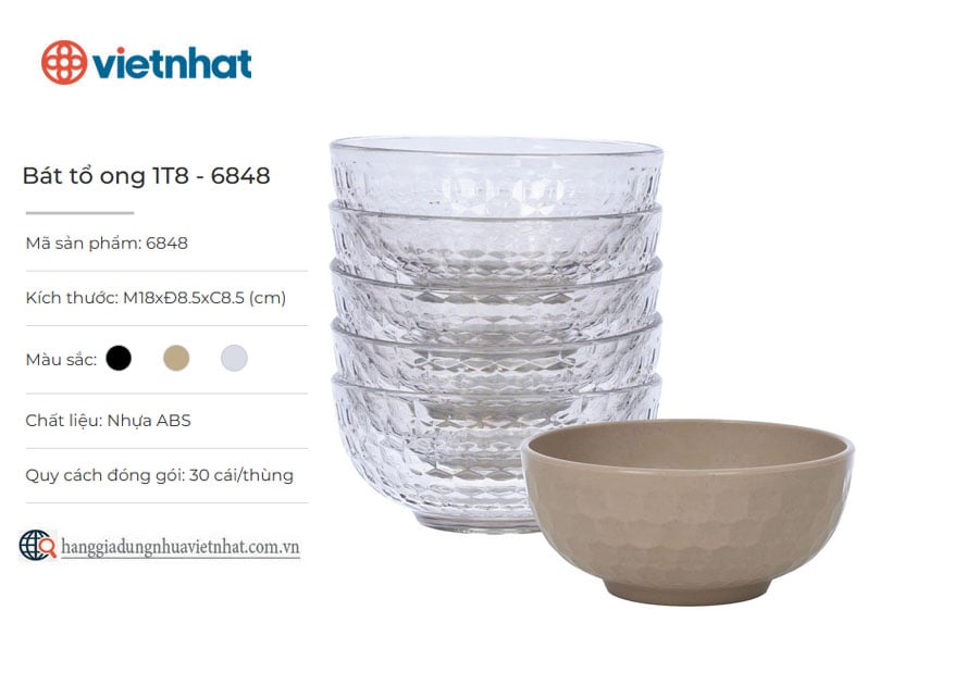 Bát tổ ong 1T8-6848