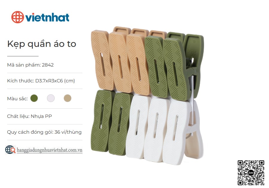 Kẹp quần áo to 2842