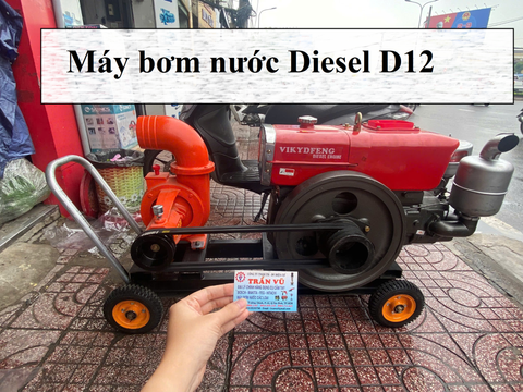 Máy Bơm Nước Kubota Đầu Nổ Diesel D12