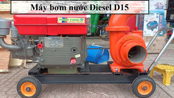 Máy Bơm Nước Kubota Đầu Nổ Diesel D15