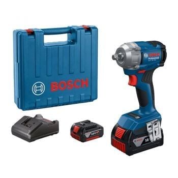 Máy siết bulong dùng pin 18V Bosch GDS 18V-350 SET