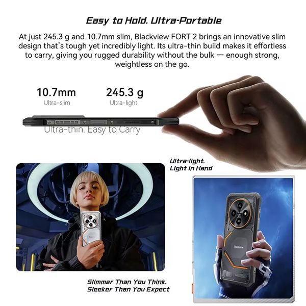  Blackview FORT 2 | 24(8+16) + 256GB, 6.56