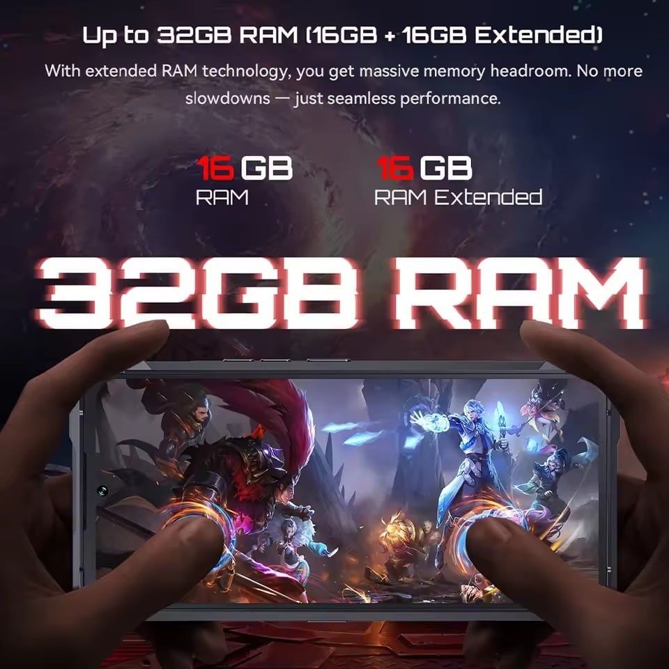  Cubot Kingkong 11 Có 5G | Dimensity 7025 5G, 10200mAh, 16GB+256GB , 1.45