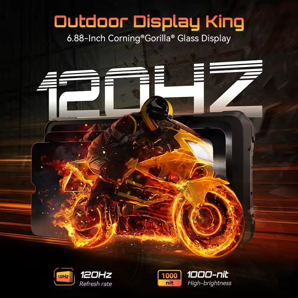  Cubot kingkong power 5 | 16GB RAM (6+10), 128GB ROM, MTK G100, 6.88