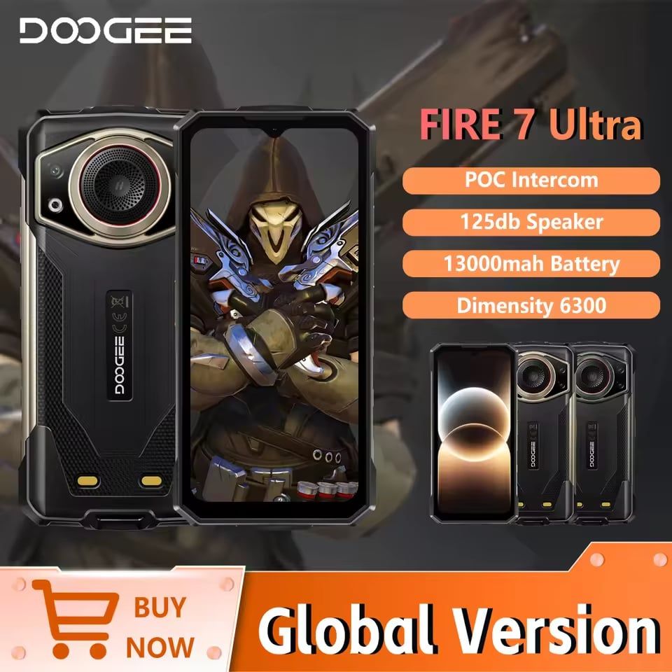  Doogee Fire 7 Ultra 5G | 32(8+24) 256GB, 6.6