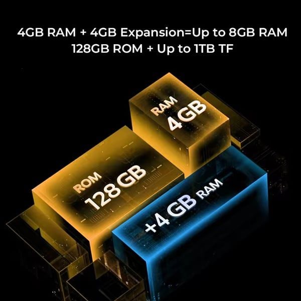  Oukitel G1 S | 8GB (4+4)+128GB, 10600mAh, 6.52-Inch HD, Android 15, NFC. 