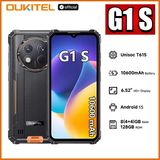 Oukitel G1 S | 8GB (4+4)+128GB, 10600mAh, 6.52-Inch HD, Android 15, NFC. 