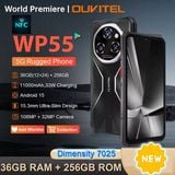  OUKITEL WP55 5G | Dimensity 7025, 6.6”FHD+, 36(12+24) 256GB, 108MP Rear Camera, Android 15,NFC. 