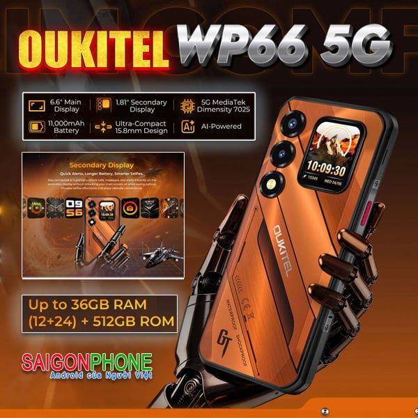 Oukitel wp66 5G-saigonphone