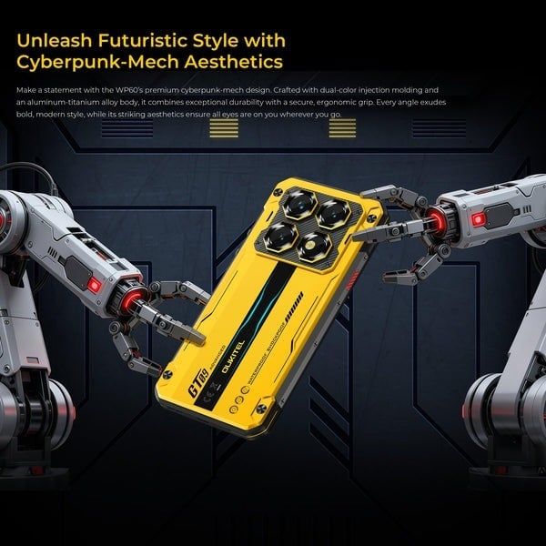  Oukitel WP60 5G | 16GB+512GB | 7.2'' HD+ Display 10,000mAh | 108MP | Android 15| NFC. 