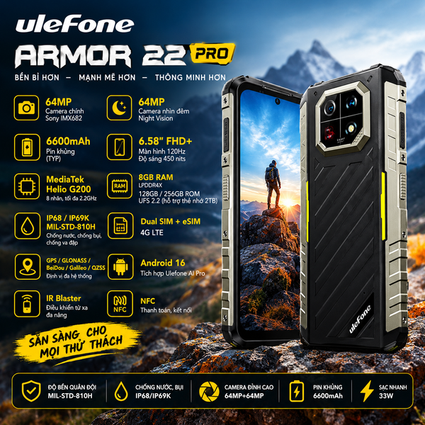 ulefone armor 22 pro saigonphone.com