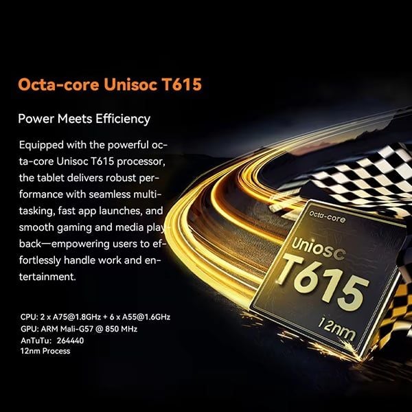  XẢ KHO 1 MÁY HÀNG TRƯNG BÀI  Blackview Active 5 Rugged Tablet 8.68 inch – Android 15, Unisoc T615 Octa Core, 8GB RAM + 128GB ROM, 6600mAh/18W AI Mini Pad 