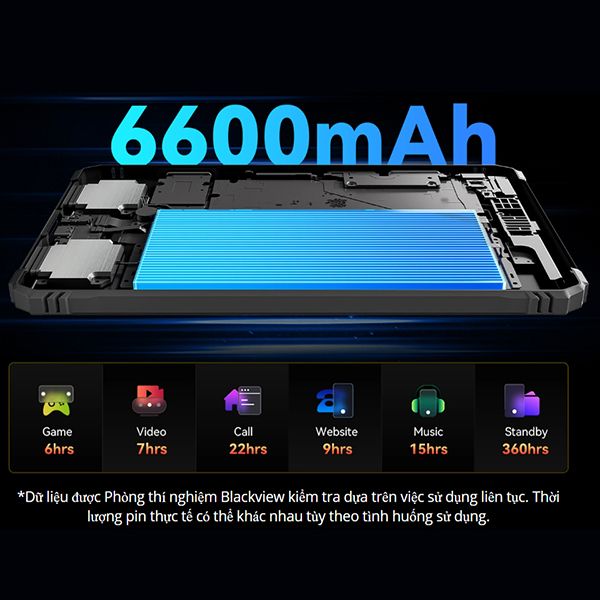  XẢ KHO 1 MÁY HÀNG TRƯNG BÀI  Blackview Active 5 Rugged Tablet 8.68 inch – Android 15, Unisoc T615 Octa Core, 8GB RAM + 128GB ROM, 6600mAh/18W AI Mini Pad 