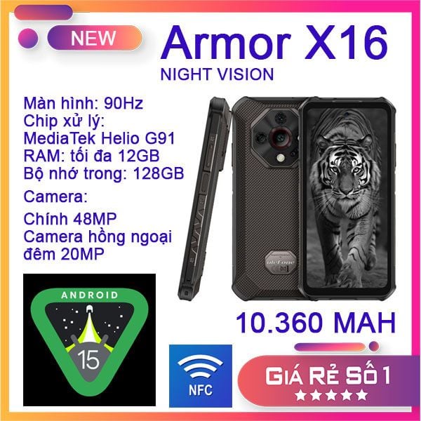 Ulefone Armor X16 - SaiGonPhone.Com