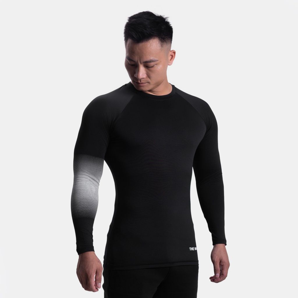 Áo giữ nhiệt loại dày cổ tròn phối tay G11248 2025