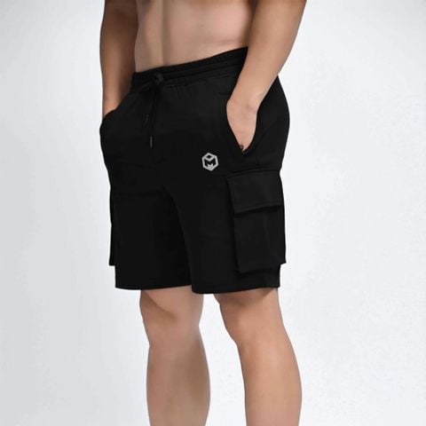 Quần short túi hộp vải poly hai da The Max 2026 - G02248