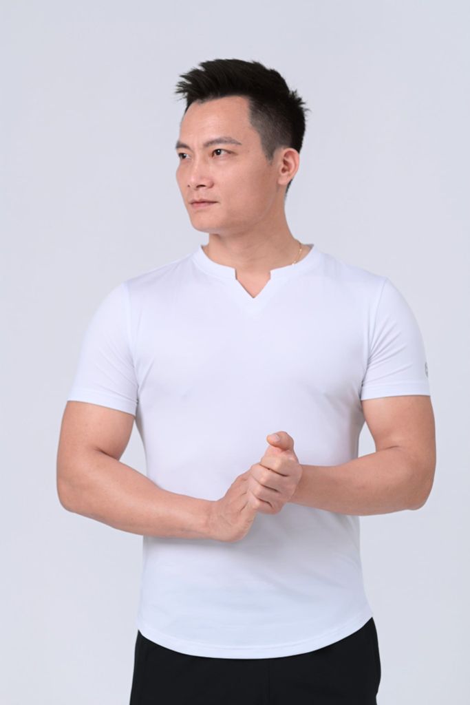 Áo Cộc Tay Cổ V thun lạnh 2026 - G02244