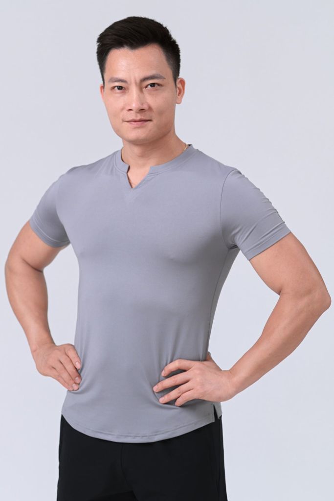 Áo Cộc Tay Cổ V thun lạnh 2026 - G02244