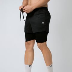 Quần Short Hai Lớp vải lỗ kim (lót thun lụa) The Max 2026 - G02252