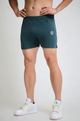 Quần Squat ngắn xẻ tà vải poly hai da The Max 2026 - G02250