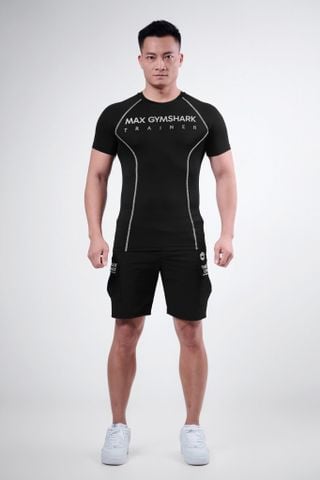 Áo cộc tay body dải chỉ khác màu MAX GYMSHARK TRAINER 2026 G02241