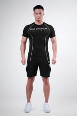 Áo cộc tay body dải chỉ khác màu MAX GYMSHARK TRAINER 2026 G02241