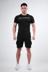 Áo cộc tay body dải chỉ đồng màu MAX GYMSHARK TRAINER G02243