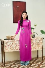 Áo dài tím AD565