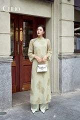 AD548 Áo dài cách tân tơ thêu