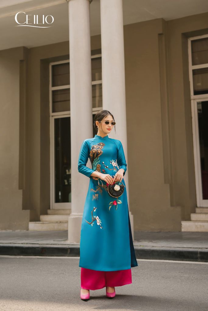 AD69 Áo Dài Phụng Hữu