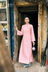 Áo dài tơ 1 lớp AD619