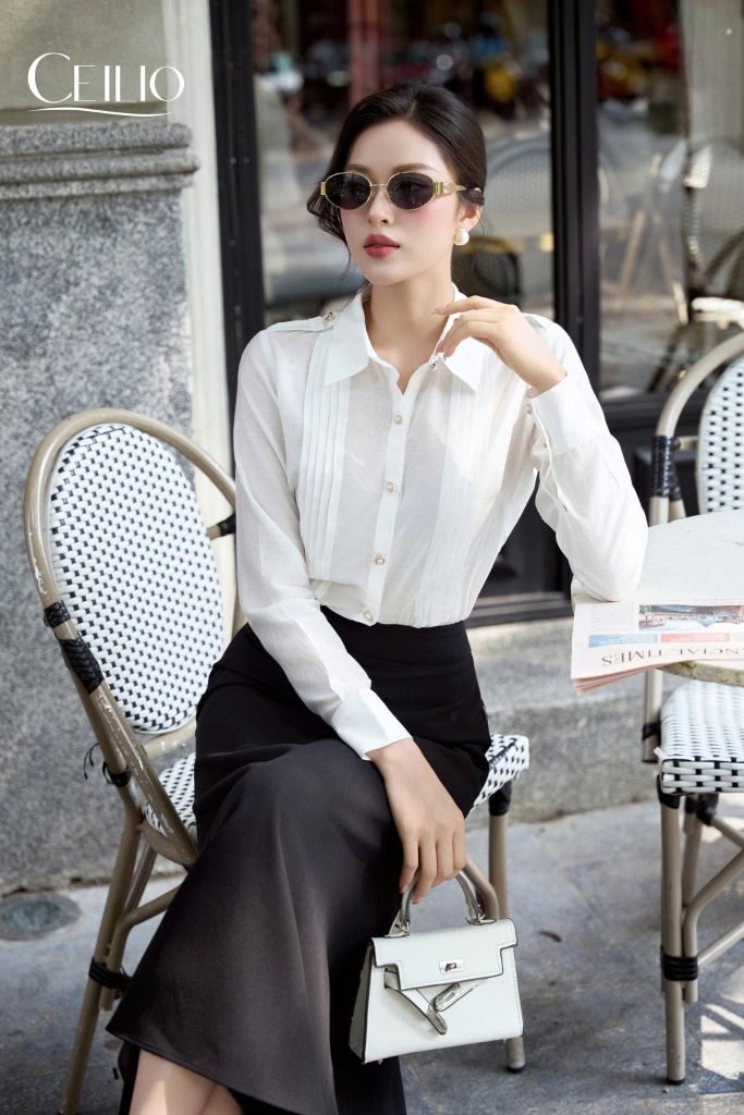 Sơ mi trắng SM542