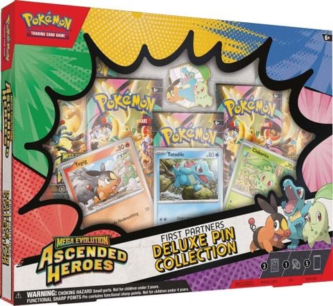 Pokémon TCG: Ascended Heroes First Partners Deluxe Pin Collection