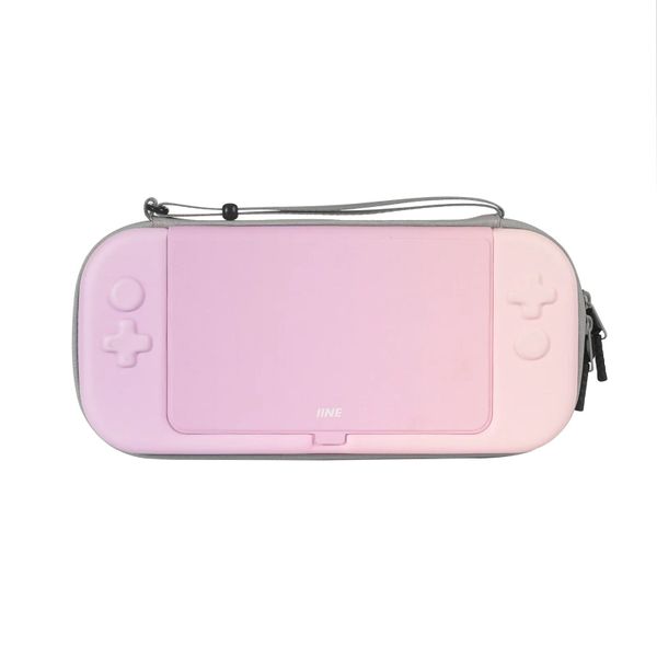 IINE Carrying Case cho Nintendo Switch 2 - Pastel Pink/ Space Black