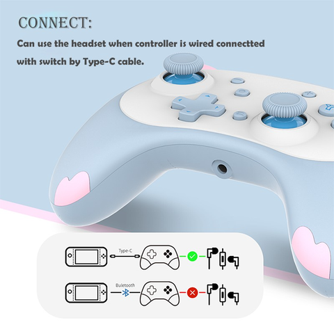 IINE Nintendo Switch Cartoon Cat Controller