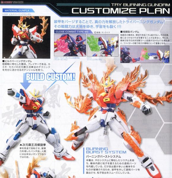 Mô Hình HGBF 1/144 Try Burning Gundam | Chính Hãng Bandai