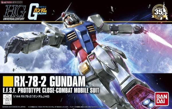 Mô hình HG 1/144 RX-78-2 Gundam  | Chính Hãng Bandai