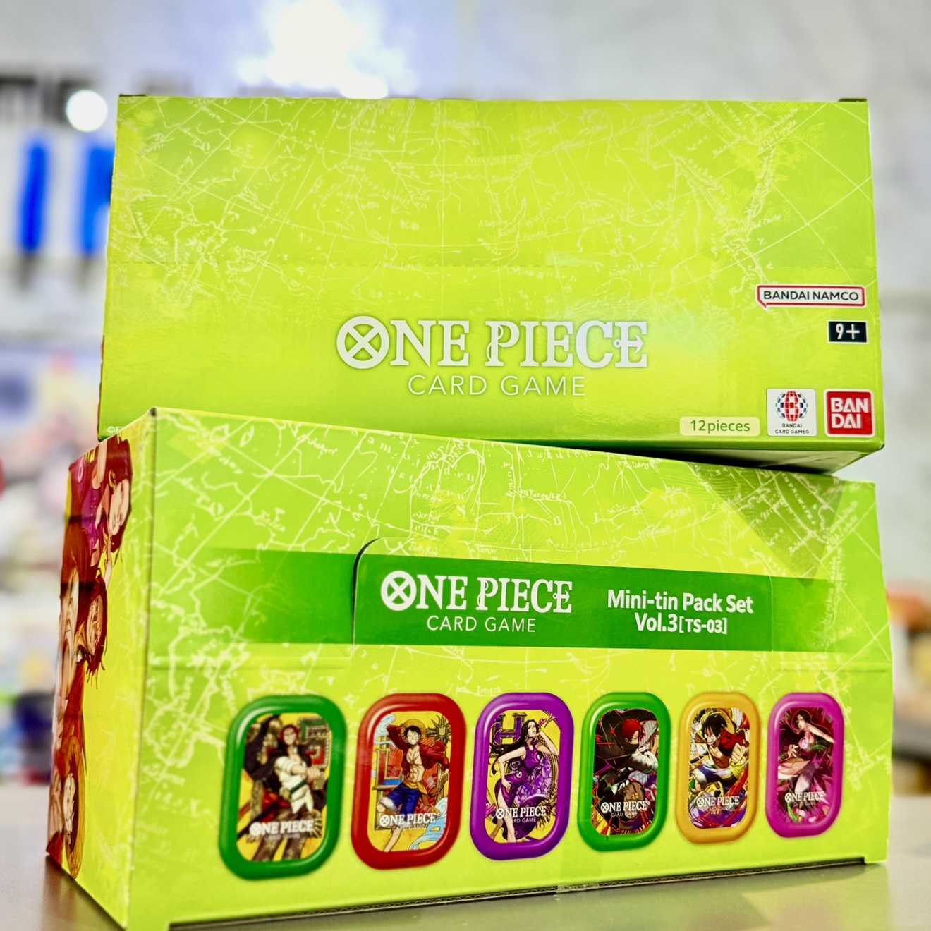 One Piece TCG: Mini Tin Pack Set Display - Vol.3 [TS-03] Japanese