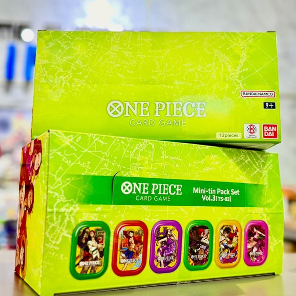 One Piece TCG: Mini Tin Pack Set Display - Vol.3 [TS-03] Japanese