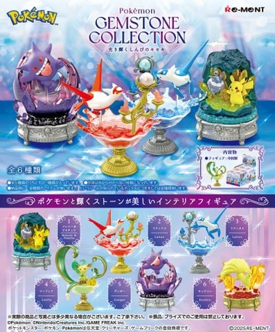 Pokémon Gemstone Collection – Shining Mysterious Miracle | Re-Ment