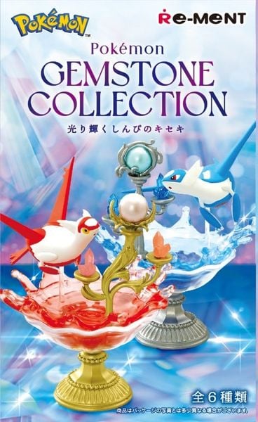 Pokémon Gemstone Collection – Shining Mysterious Miracle | Re-Ment