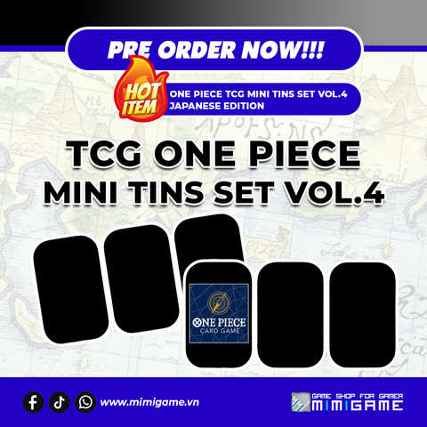 [PRE ORDER] Thẻ bài TCG One Piece Mini Tins Set Collection Vol.4 [TS04] / Japanese